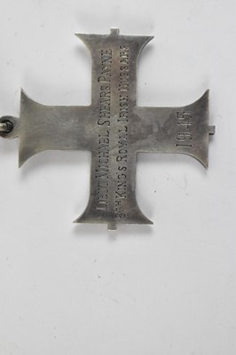 Lot 463 - A WWII Military Cross, the reverse engraved...