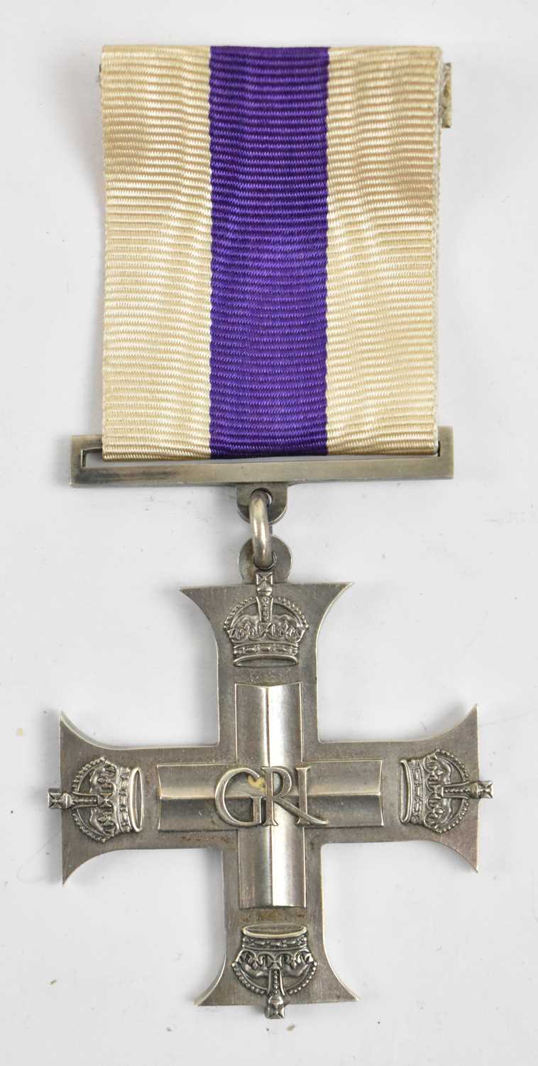 Lot 464 - A WWII Military Cross, the reverse engraved...