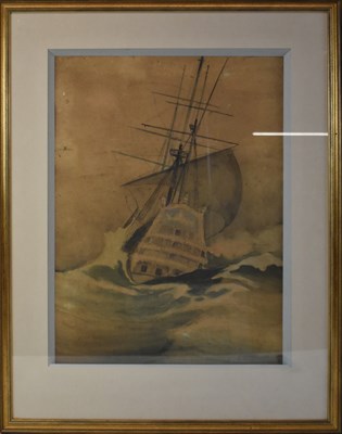 Lot 205 - LEON HAFFNER (French, 1881-1972); watercolour,...