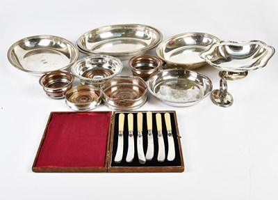 Lot 2815 - A small quantity of electroplated items to...