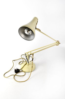 Lot 86 - A vintage cream painted Anglepoise adjustable desk lamp