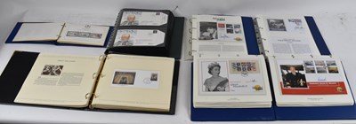 Lot 479 - Five albums of signed covers, to include David...