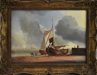 Lot 225 - MATTHEW ALEXANDER; oil on board, shipping...