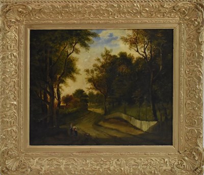 Lot 242 - UNATTRIBUTED; a 19th century oil on canvas,...