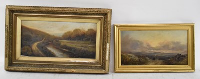 Lot 244 - UNATTRIBUTED; oil on canvas, rural scene,...