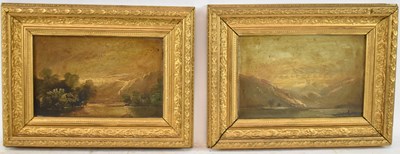 Lot 248 - A pair of early 20th century oil on board...