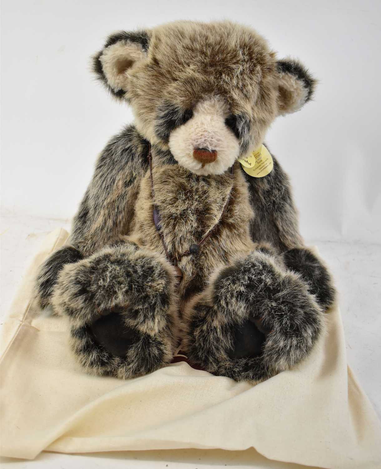 Lot 457 - CHARLIE BEARS; a large plush stuffed bear,...