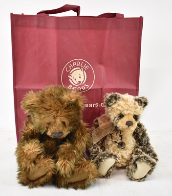 Lot 454 - CHARLIE BEARS; a plush stuffed bear, titled...