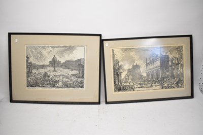 Lot 275 - A large pair of 19th century hunting prints,...