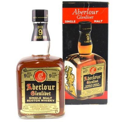 Lot 170 - WHISKY; Aberlour Glenlivet Single Malt, Over...