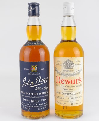 Lot 167 - WHISKY; two bottles of Scotch whiskey,...