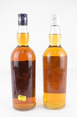 Lot 167 - WHISKY; two bottles of Scotch whiskey,...