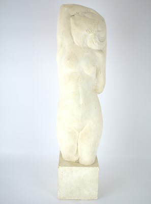 Lot 680 - TAECKENS; a contemporary plaster figure...