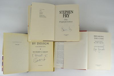 Lot 800 - Five celebrity signed books, comprising...