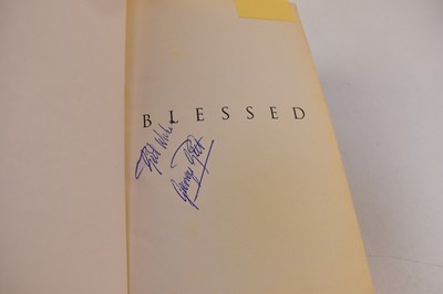 Lot 769 - GEORGE BEST; 'Blessed', signed to inner page.