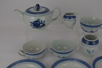 Lot 538 - ROYAL COPENHAGEN; a sixteen-piece 'Blue...