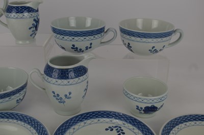 Lot 538 - ROYAL COPENHAGEN; a sixteen-piece 'Blue...