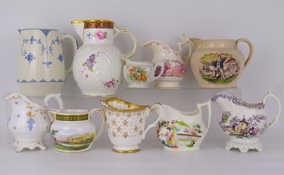 Lot 515 - Various 18th, 19th century and later pottery...