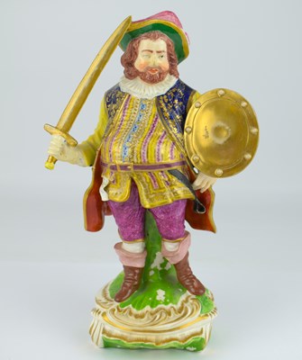 Lot 567 - BLOOR DERBY; an early 19th century figure...