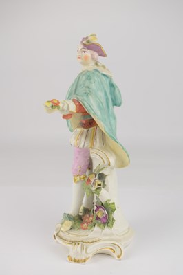 Lot 576 - DERBY; an 18th century porcelain figure of a...