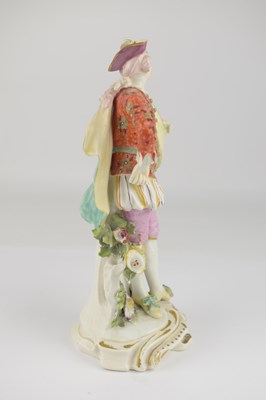 Lot 576 - DERBY; an 18th century porcelain figure of a...