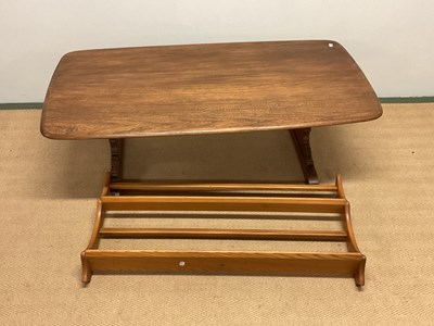 Lot 662 - ERCOL; a coffee table, height 41cm, width...