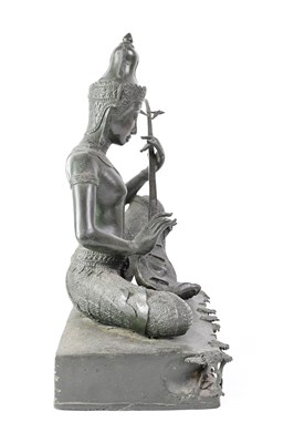 Lot 430 - A 19th century Thai Rattanakosin Saraswati...