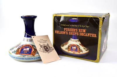 Lot 182 - RUM; a boxed British Navy Pusser's Rum, Nelson'...