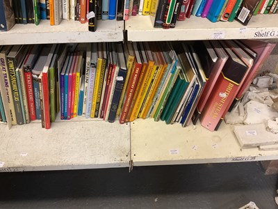 Lot 305 - Twelve shelves of assorted books, the majority...