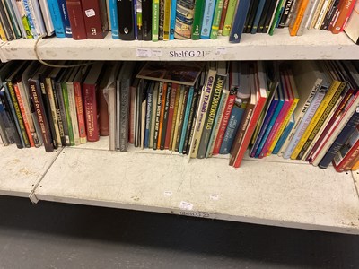 Lot 305 - Twelve shelves of assorted books, the majority...