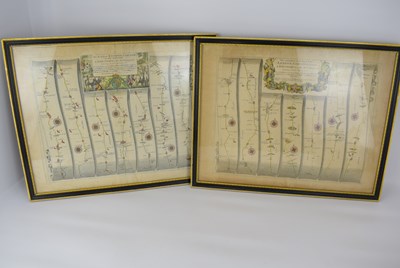 Lot 725 - JOHN OGILVY; two 18th century or later road...