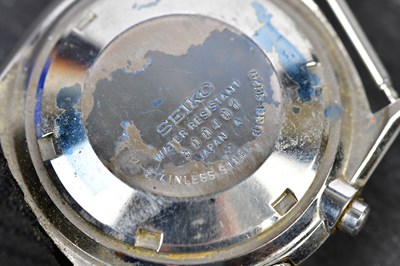 Lot 2896 - SEIKO; an early 1970s automatic chronograph...