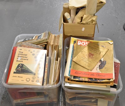 Lot 365 - A large quantity of assorted railway related...