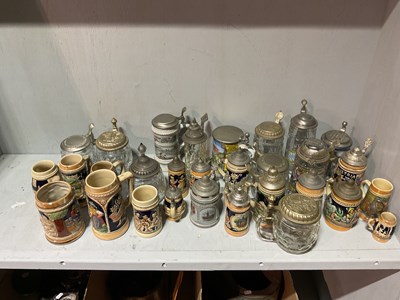 Lot 174 - Quantity of German steins