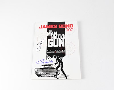 Lot 833 - JAMES BOND; a graphic novel, 'The Man with the...