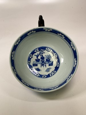 Lot 245 - A large Chinese blue and white bowl. 13cm high,...