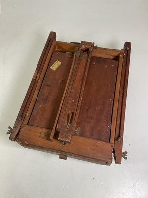 Lot 42 - An artist's wooden folding easel.