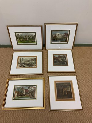 Lot 339 - Six lithographs, views of Warwick and...