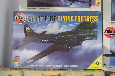 Lot 245 - AIRFIX; five 1:72 scale model aeroplane kits,...