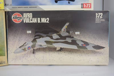 Lot 245 - AIRFIX; five 1:72 scale model aeroplane kits,...