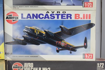 Lot 245 - AIRFIX; five 1:72 scale model aeroplane kits,...