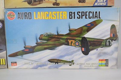 Lot 253 - AIRFIX; four Airfix and other scale model...