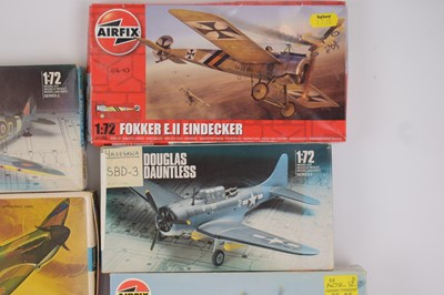 Lot 244 - AIRFIX; fifteen various model plane kits, to...