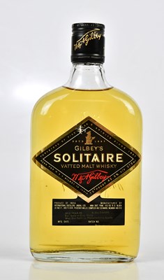 Lot 4115 - WHISKY; a single bottle Gilbey's Solitaire...