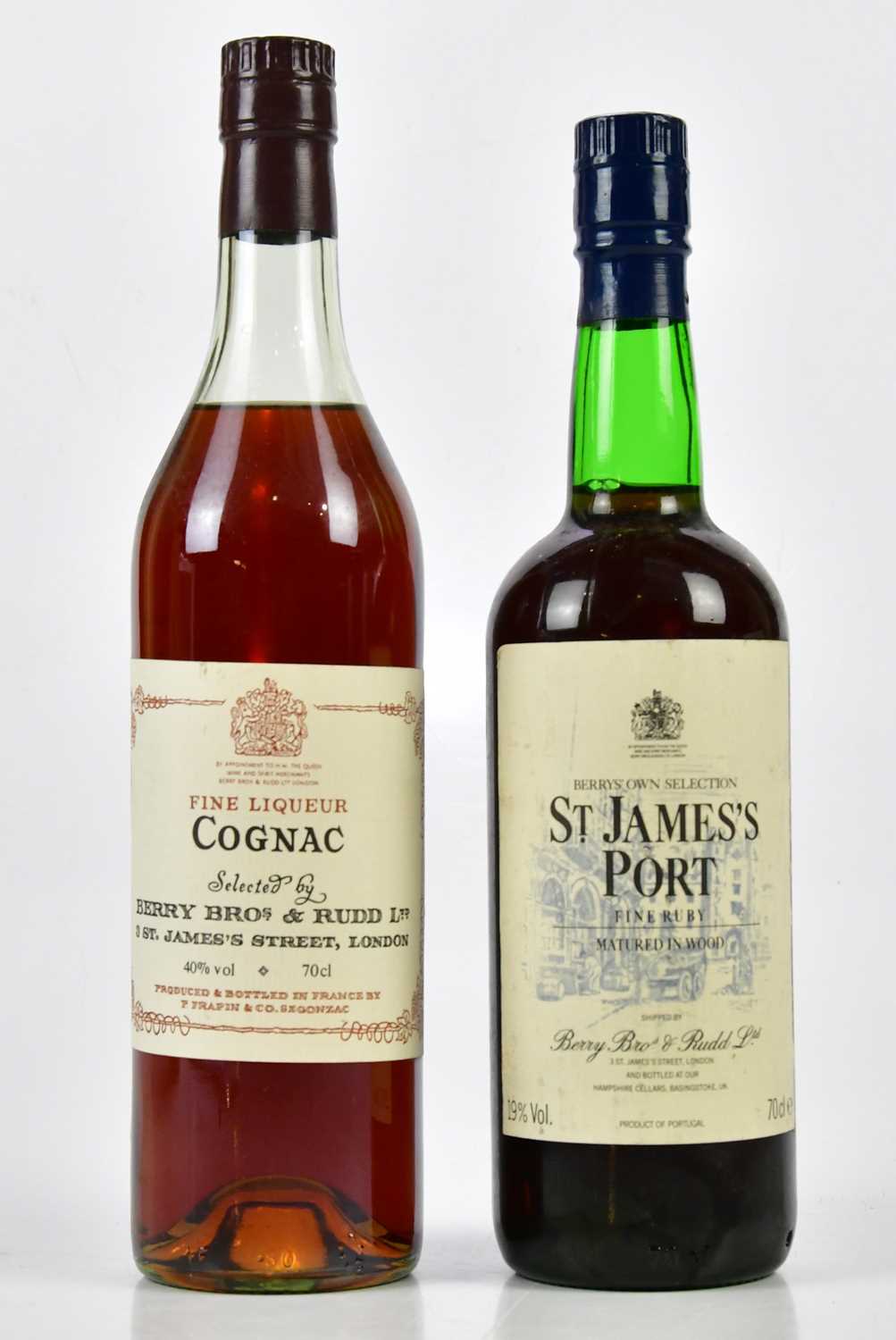 Lot 4084 - COGNAC; a single bottle Berry Bros & Rudd Fine...