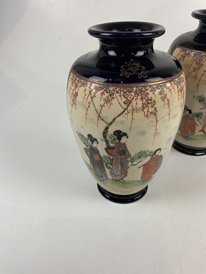 Lot 5336 - A pair of early 20th century Japanese Satsuma...