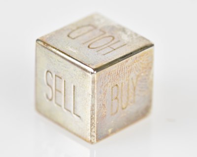 Lot 839 - TIFFANY & CO; a loaded silver die inscribed...