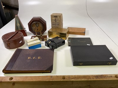 Lot 56 - Collectors' items including a Microscope and...