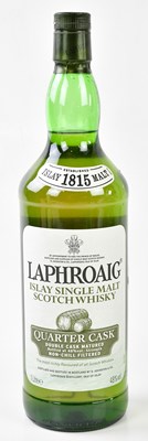 Lot 4036 - WHISKY; a single bottle of Laphroaig Isle...