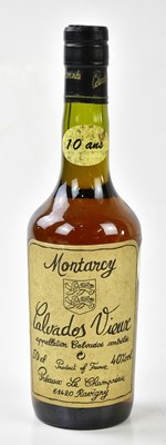 Lot 4038 - BRANDY; a single bottle of Montarcy Calvados...